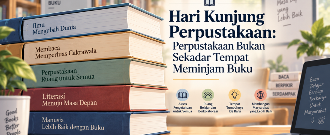 Hari Kunjung Perpustakaan: Perpustakaan Bukan Sekadar Tempat Meminjam Buku